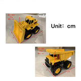 Excavator and truck