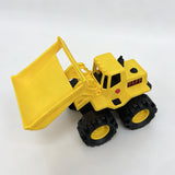 Excavator and truck