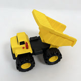 Excavator and truck